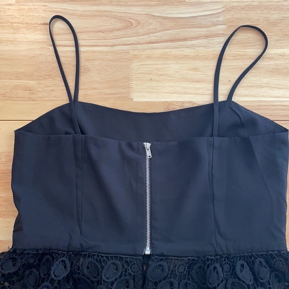 Lace peplum tank - black - S - Picture 3 of 5